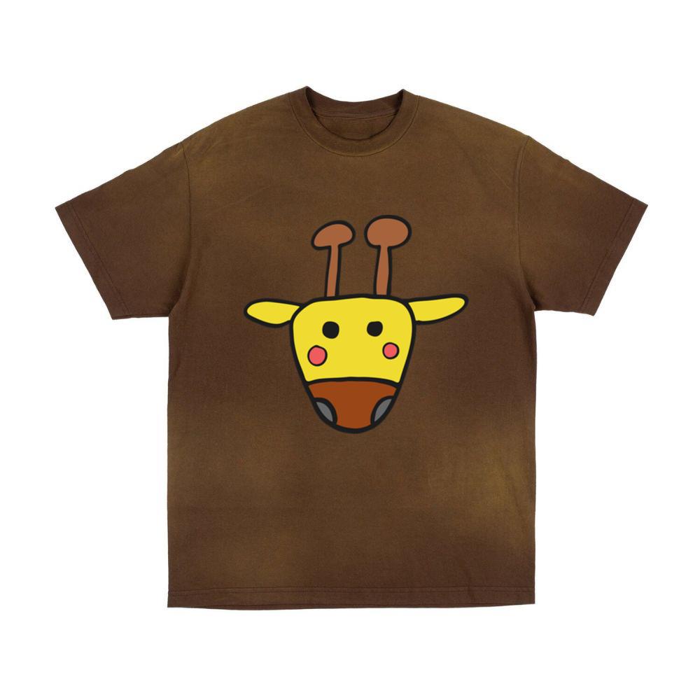 Simple Upside Down Giraffe Face T-Shirts