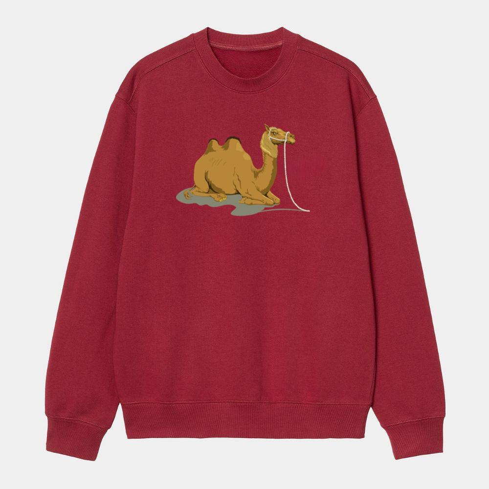 Sitting Camel With Rope Halter Sweatshirt