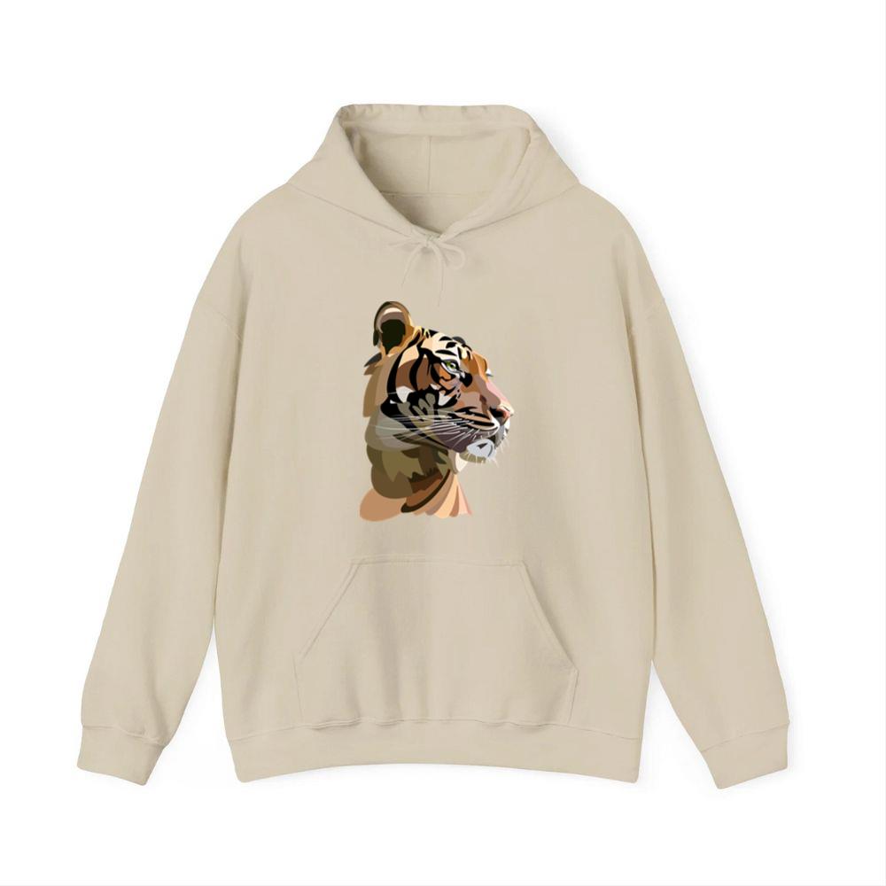 Sitting Tiger Hoodies