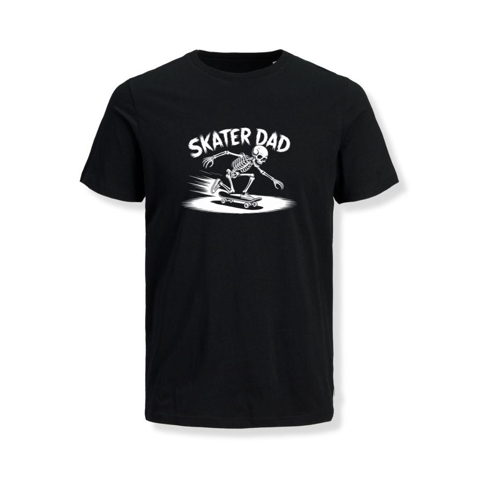 Skater Dad Skeleton Skateboard Graphic T-Shirts