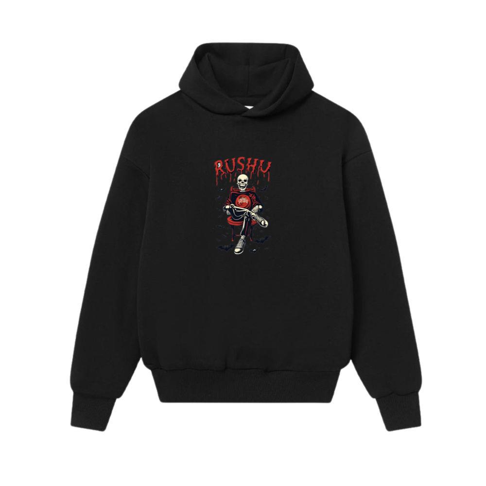 Skeleton Halloween Rushu Chill Hoodies