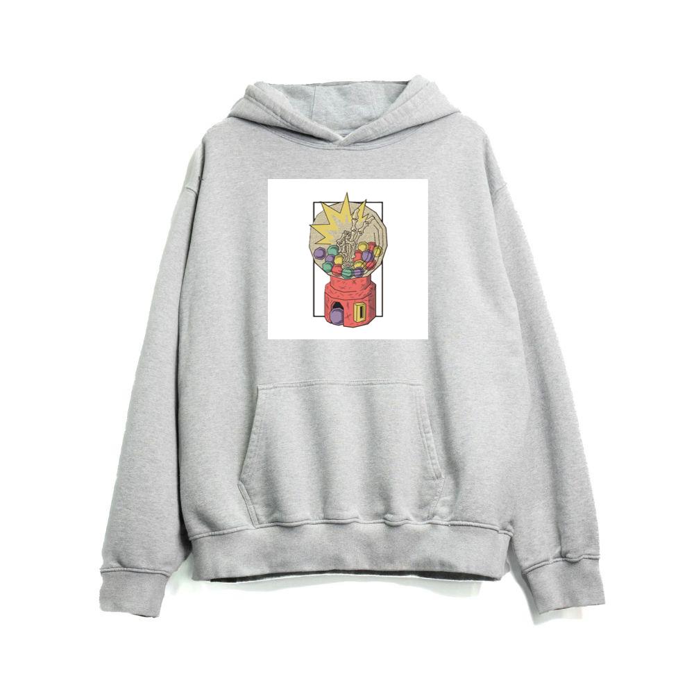 Skeleton Hand in Gumball Machine Hoodies