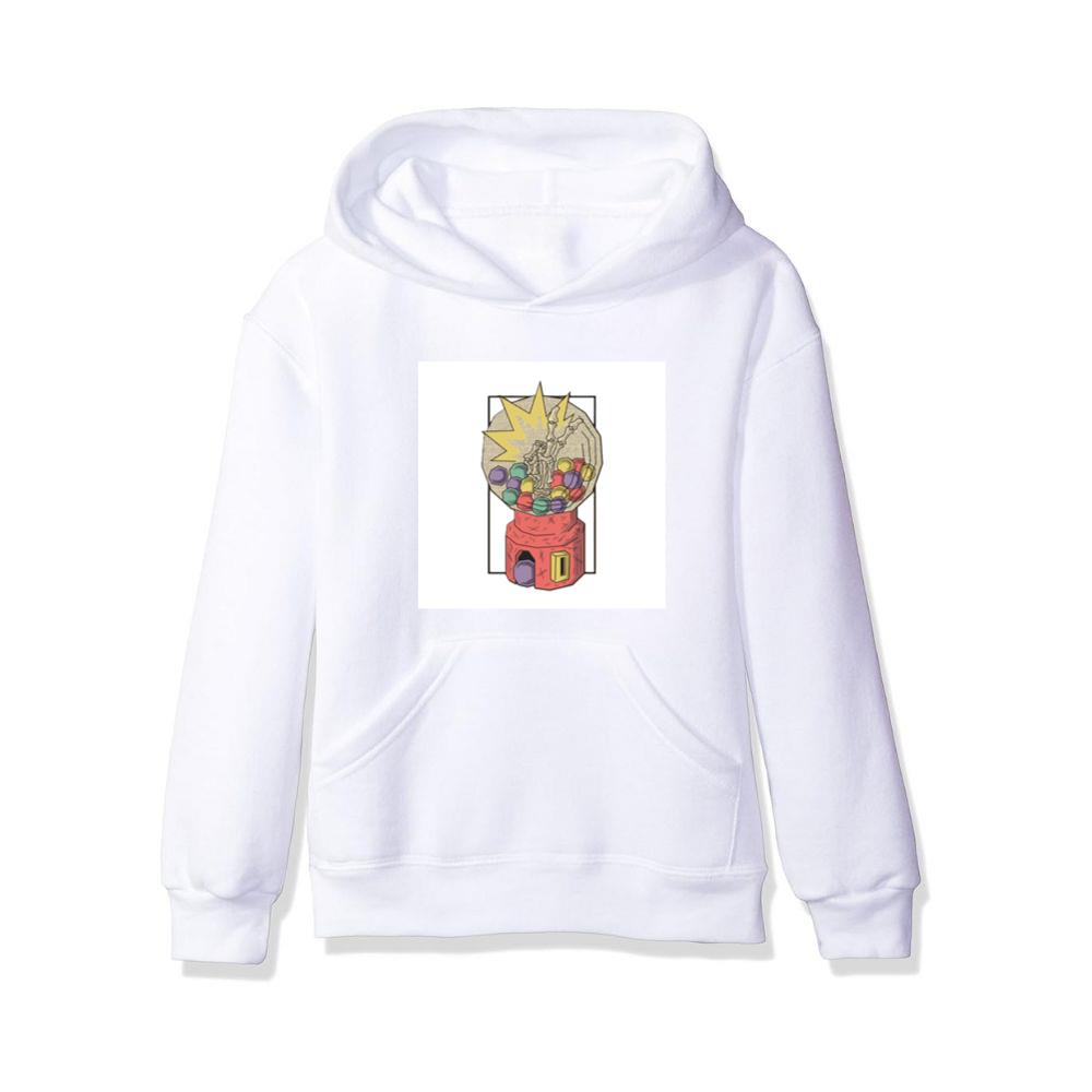 Skeleton Hand in Gumball Machine Hoodies