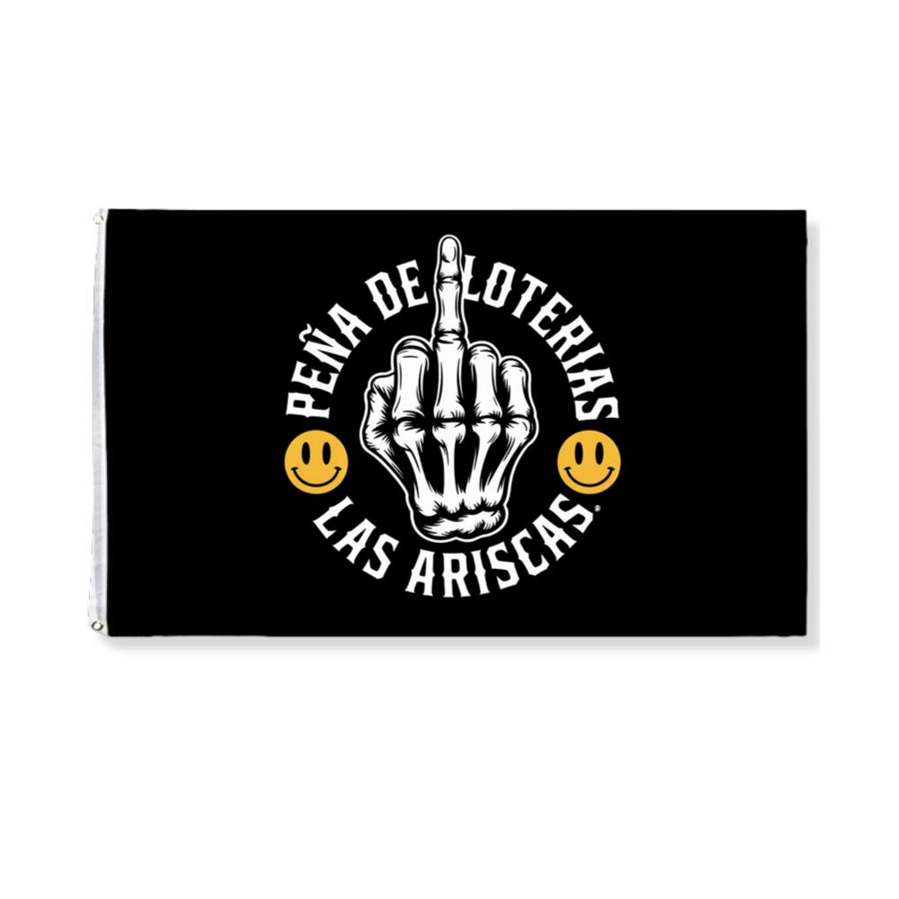 Skeleton Hand Pena de Loteras Las Ariscas Skull Style Artwork Flat