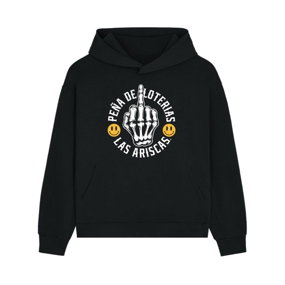 Skeleton Hand Pena de Loteras Las Ariscas Skull Style Artwork Hoodie