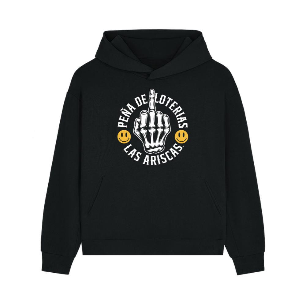 Skeleton Hand Pena de Loteras Las Ariscas Skull Style Artwork Hoodie
