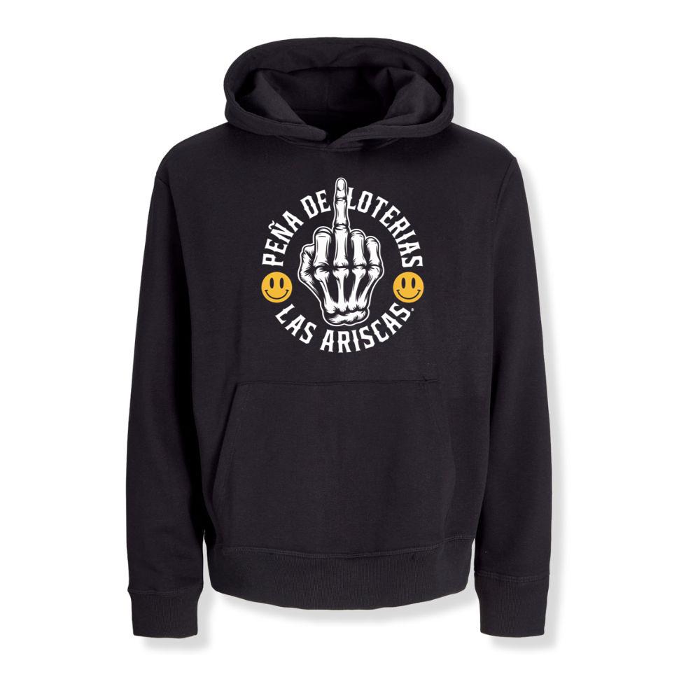 Skeleton Hand Pena de Loteras Las Ariscas Skull Style Artwork Hoodies