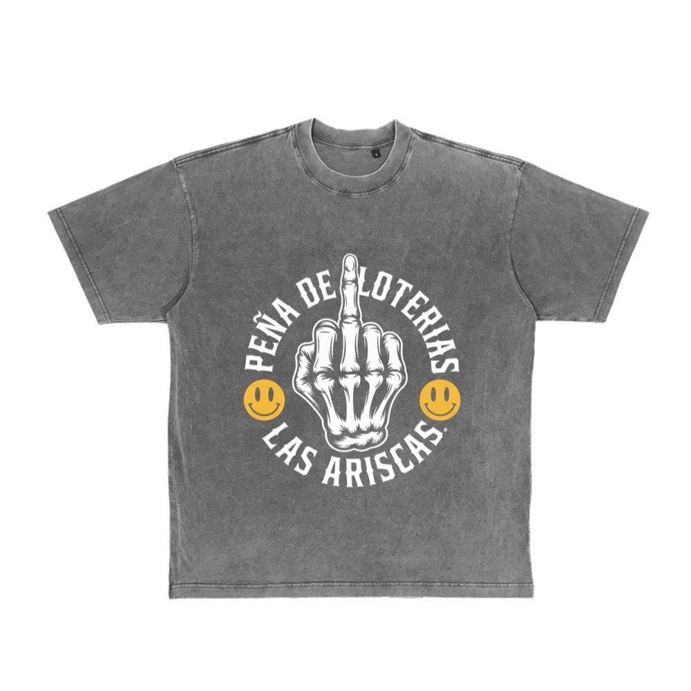 Skeleton Hand Pena de Loteras Las Ariscas Skull Style Artwork T-Shirt