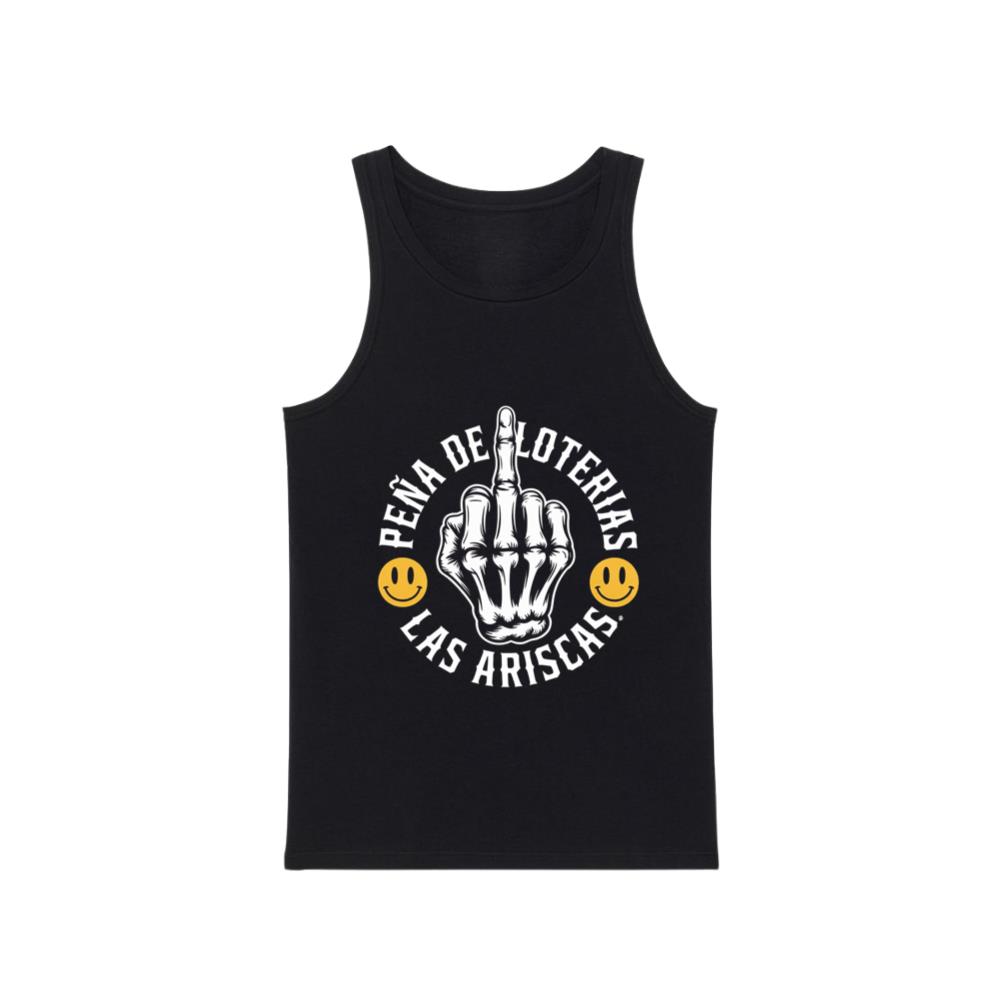 Skeleton Hand Pena de Loteras Las Ariscas Skull Style Artwork Tank Top