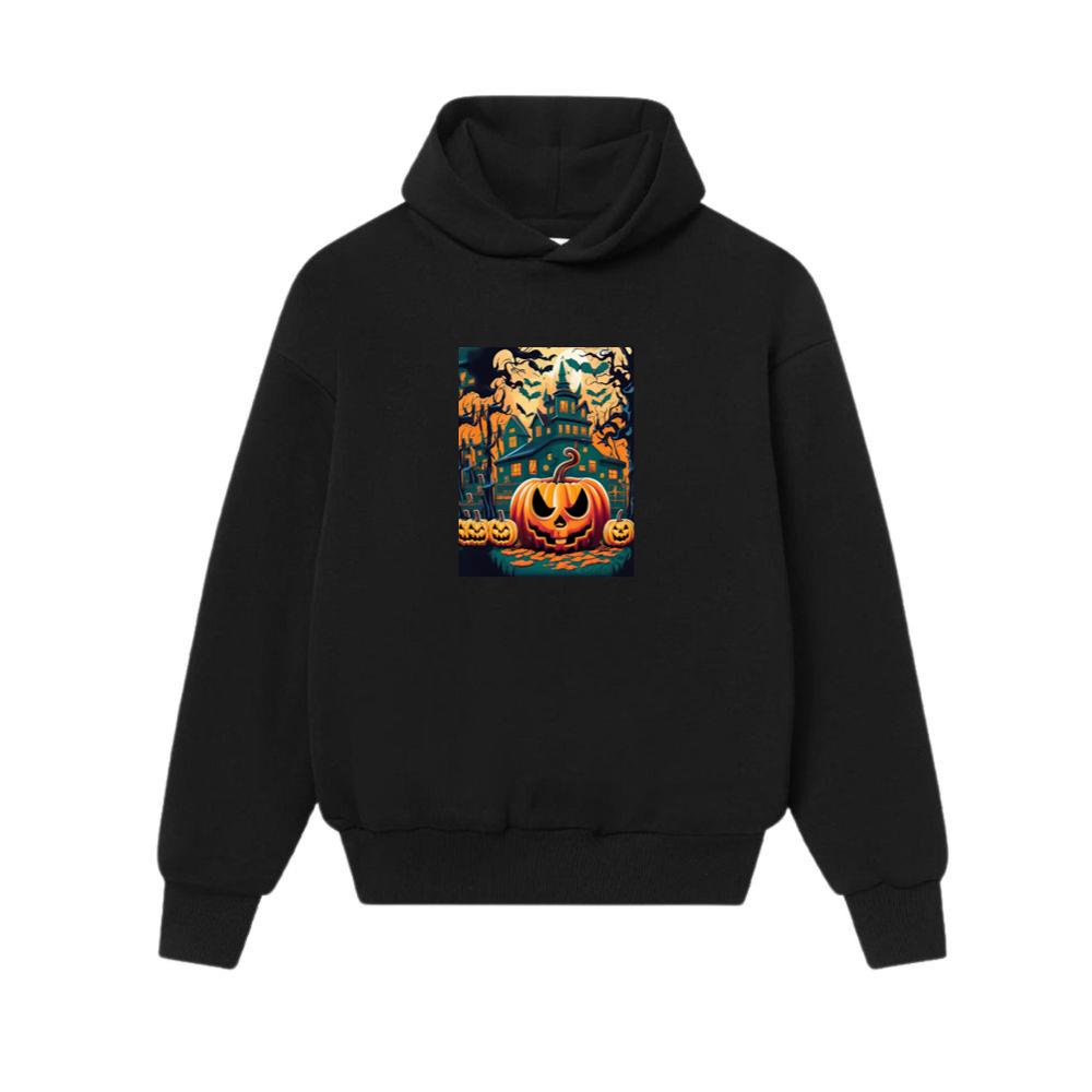 Skelton Pumpkin Night Halloween Hoodies