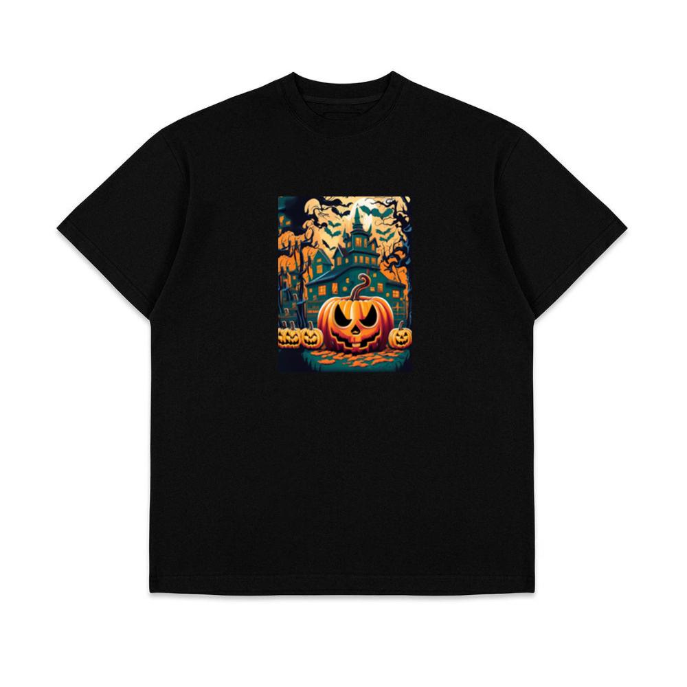 Skelton Pumpkin Night Halloween T-Shirts