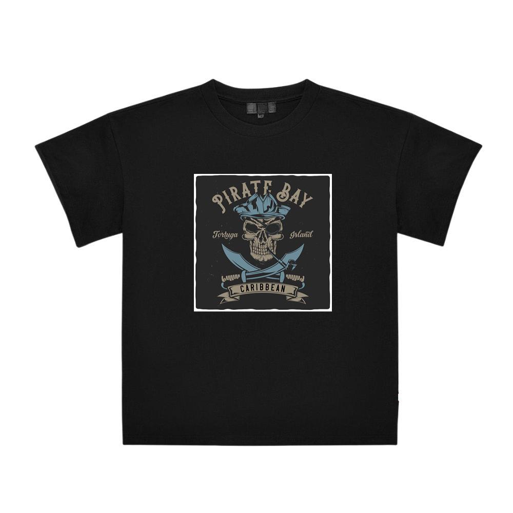 Skull in Pirate Hat with Crossed Swords T-Shirts