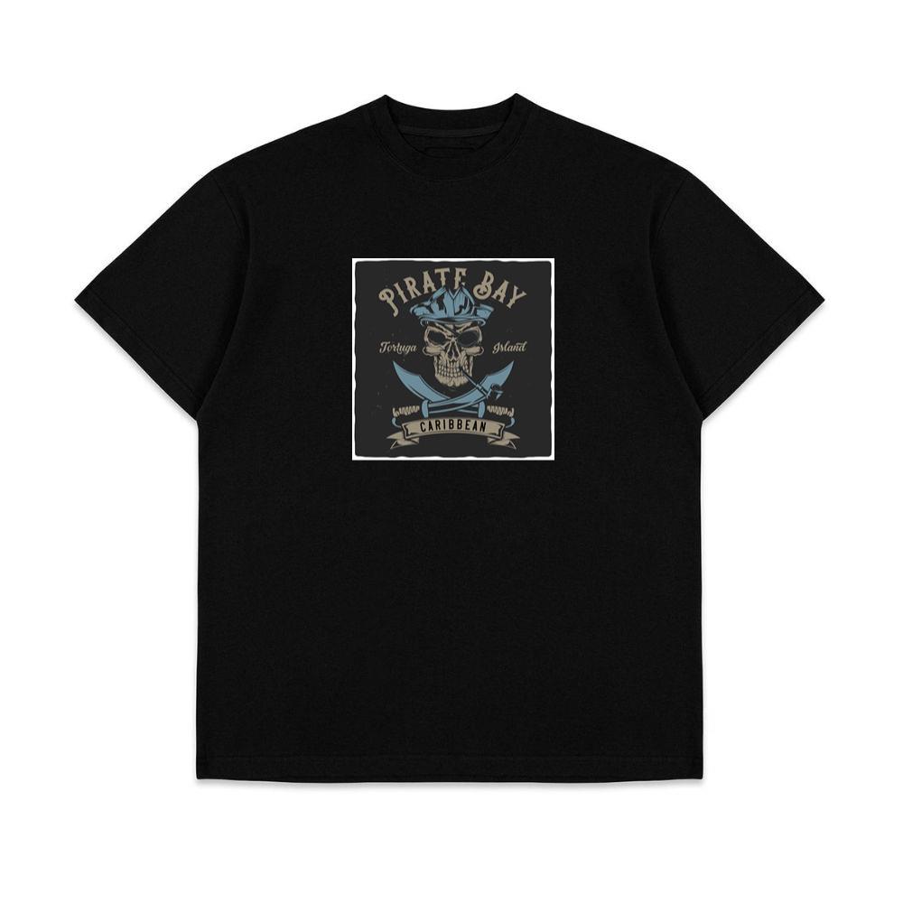 Skull in Pirate Hat with Crossed Swords T-Shirts