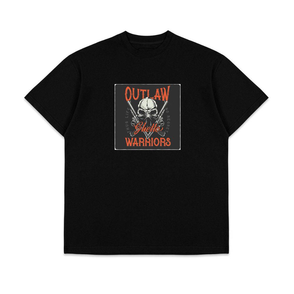 Skull with Bandana and Guns T-Shirts