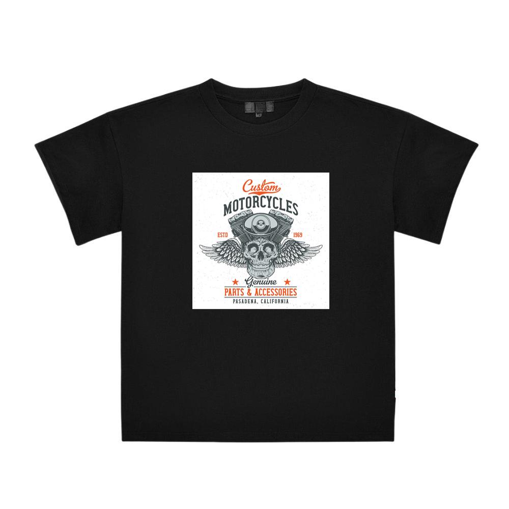 Skull with Engine and Wings T-Shirts
