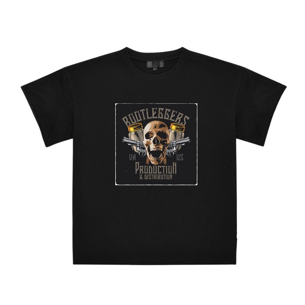 Skull with Mason Jars and Revolvers T-Shirts