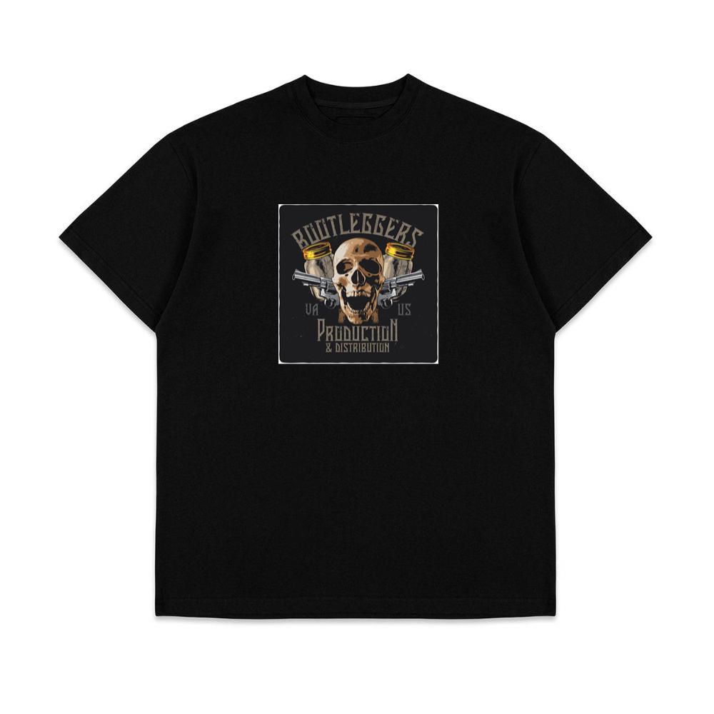 Skull with Mason Jars and Revolvers T-Shirts