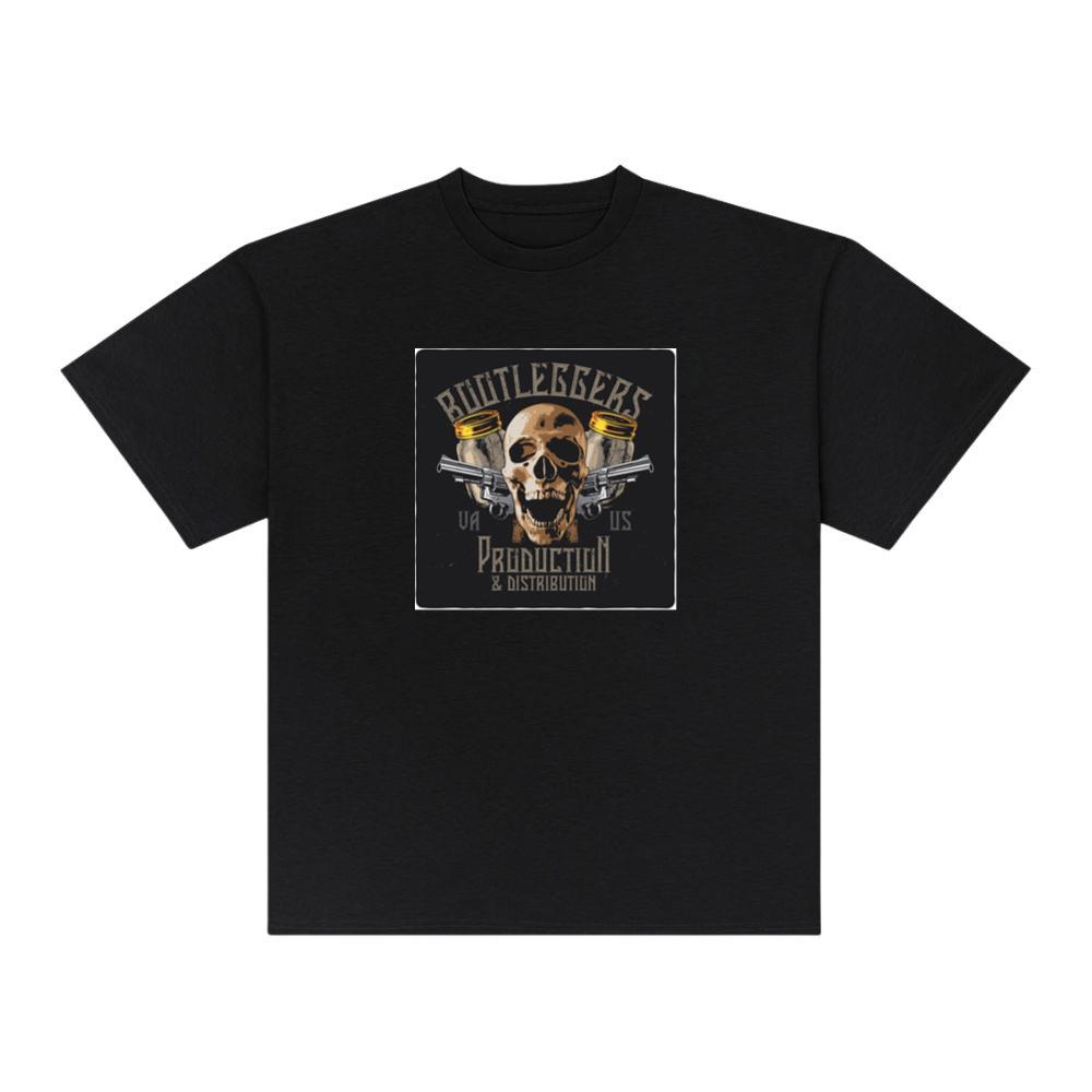 Skull with Mason Jars and Revolvers TShirts Koynze