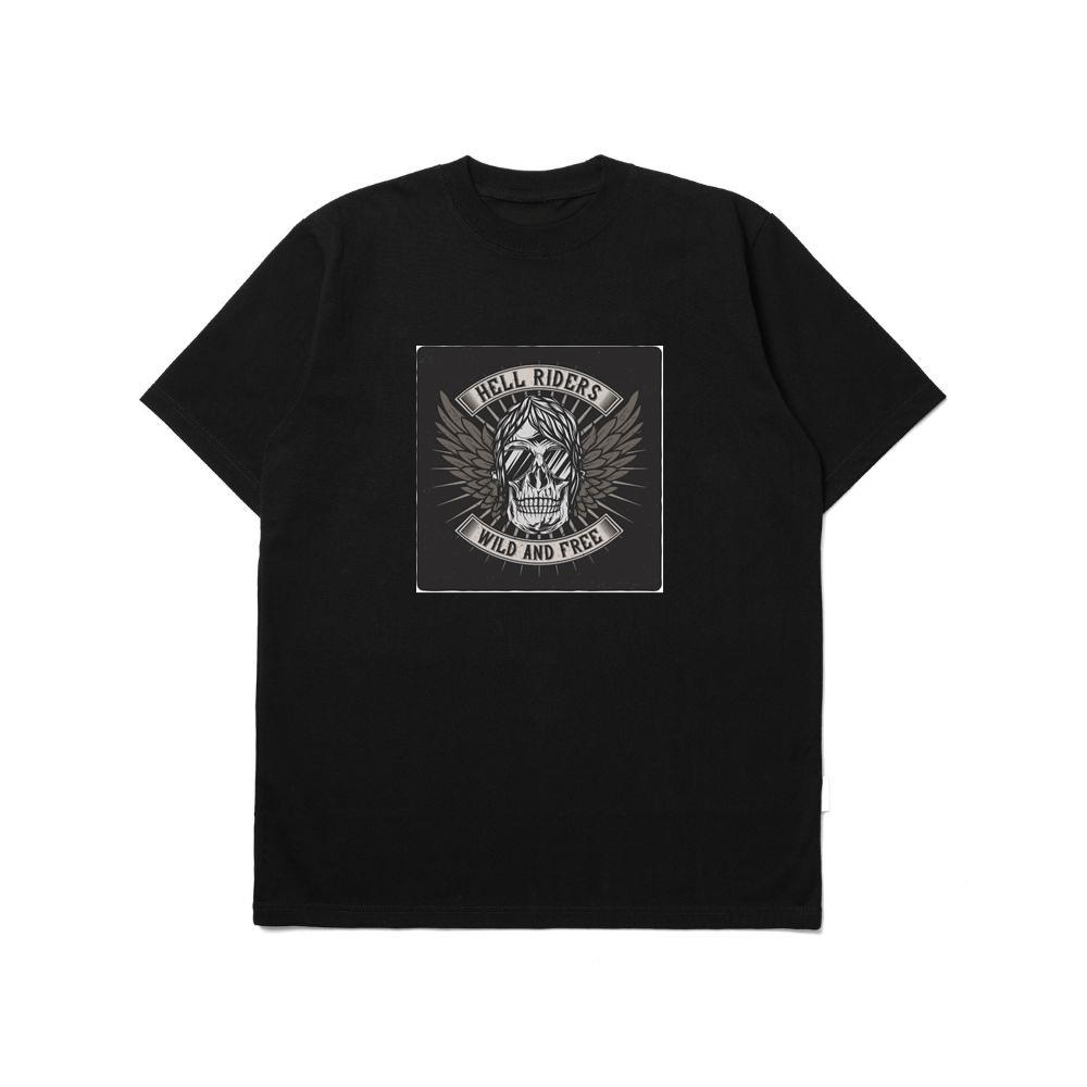 Skull with Sunglasses and Wings TShirts Valaspals