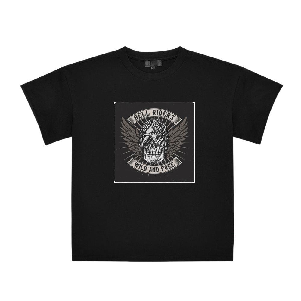 Skull with Sunglasses and Wings T-Shirts
