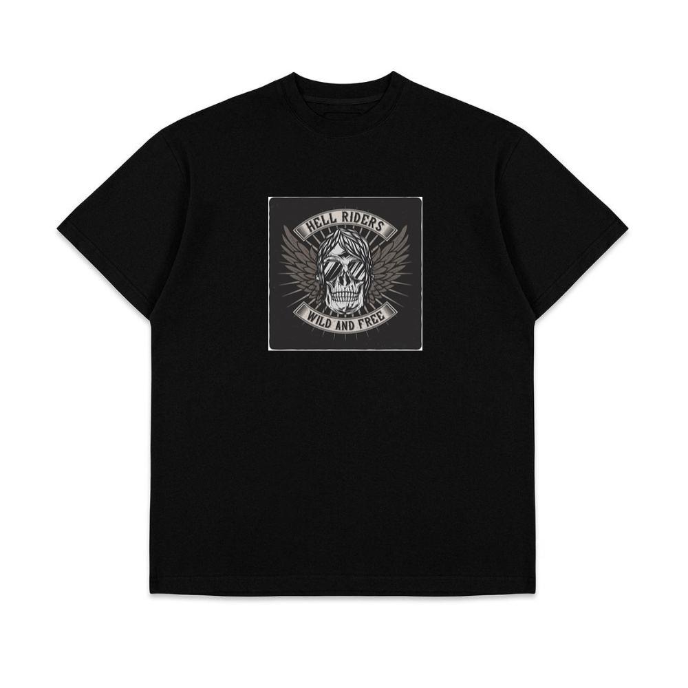 Skull with Sunglasses and Wings T-Shirts