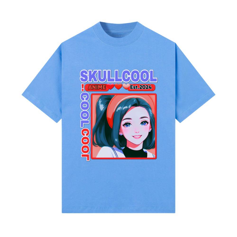 skullcool cool abstract style anime girl art_10 T-Shirt
