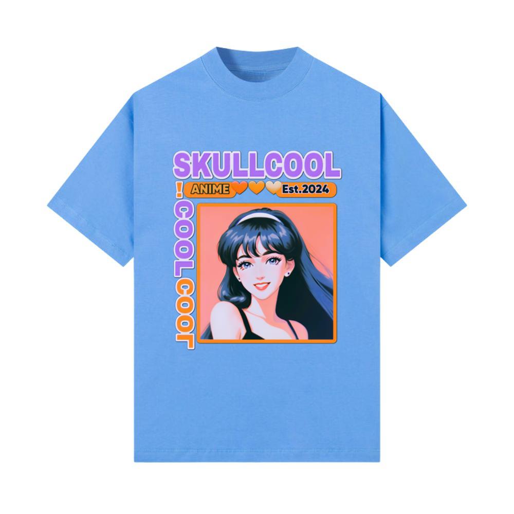 skullcool cool abstract style anime girl art_11 T-Shirt