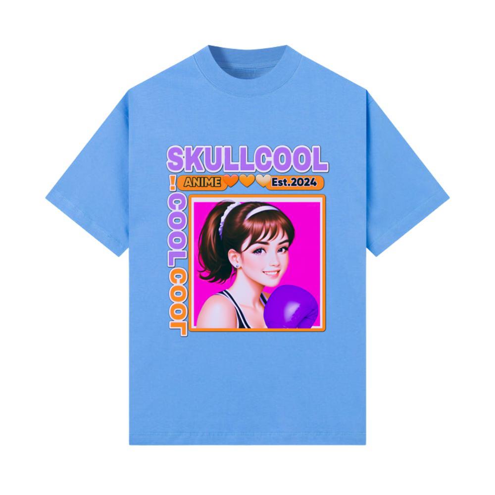 skullcool cool abstract style anime girl art_2 T-Shirt