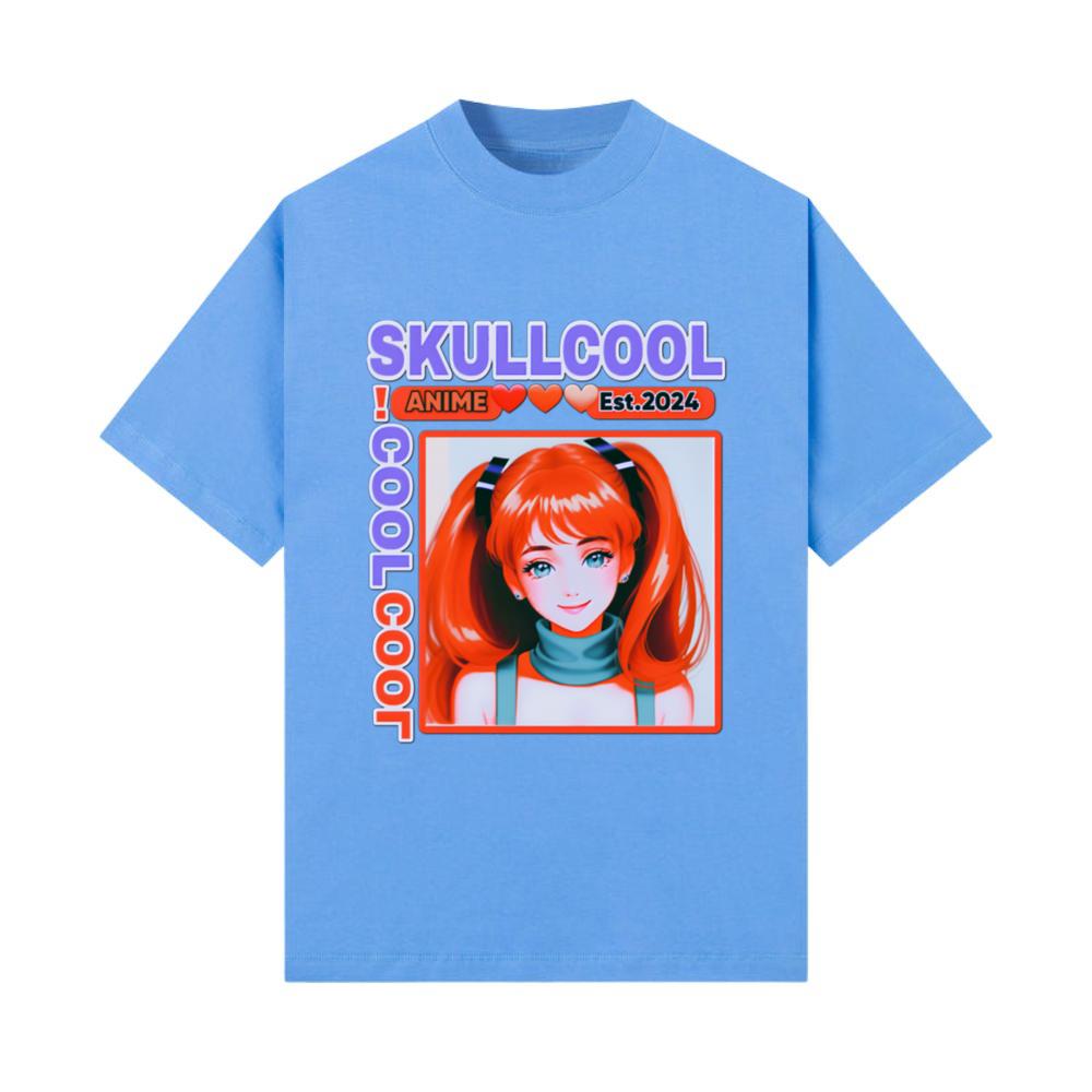 skullcool cool abstract style anime girl art_4 T-Shirt