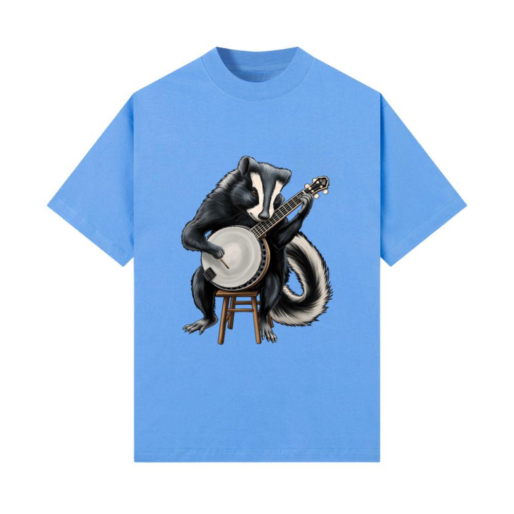 Skunk Animal Bluegrass Banjo Player T-Shirt