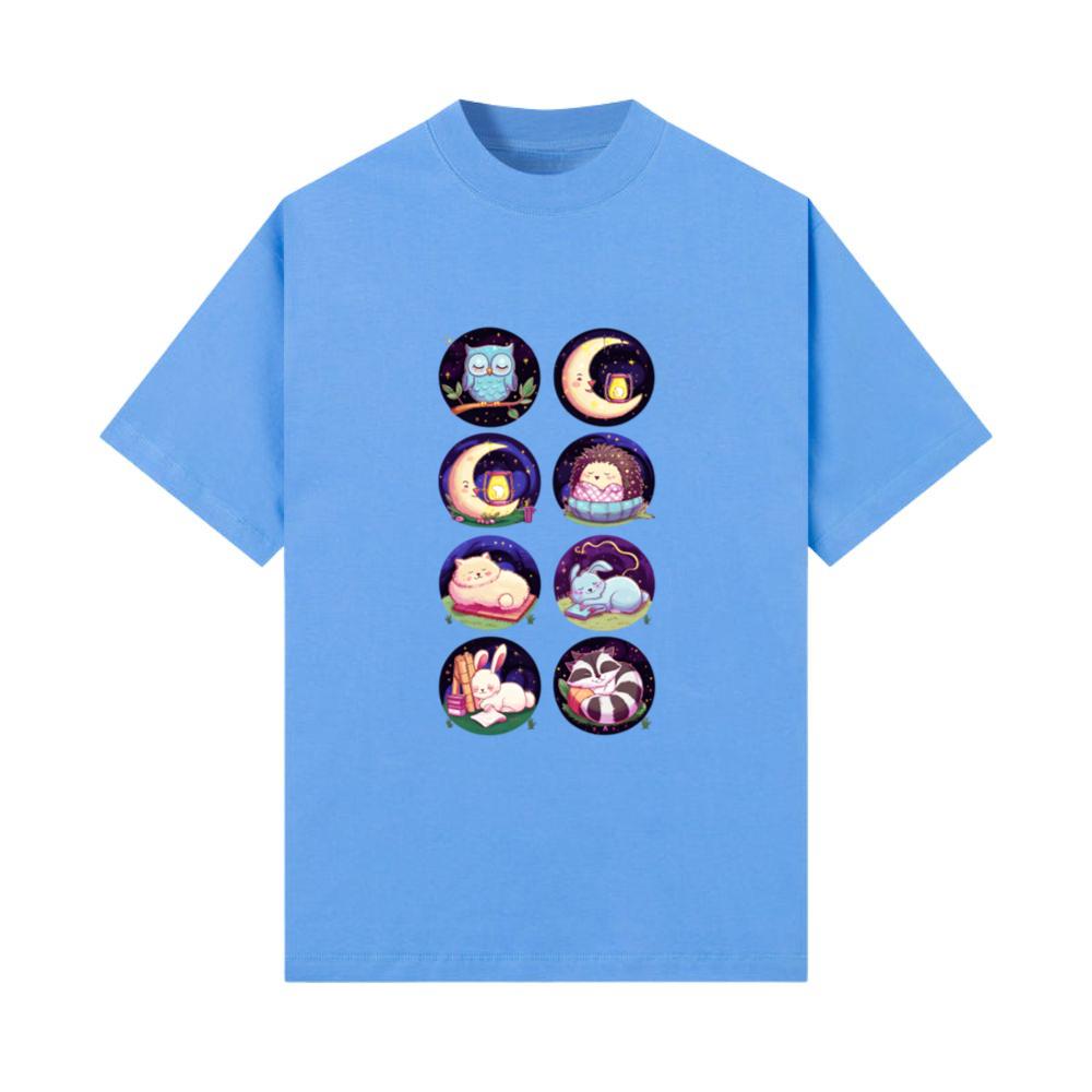 Sleeping animals of the forest - sticker set_1 T-Shirt