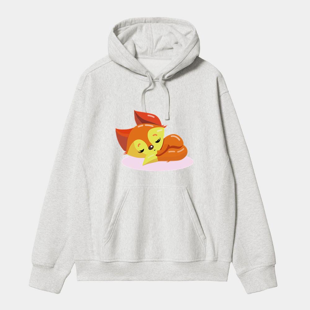 Sleeping Baby Fox Hoodie