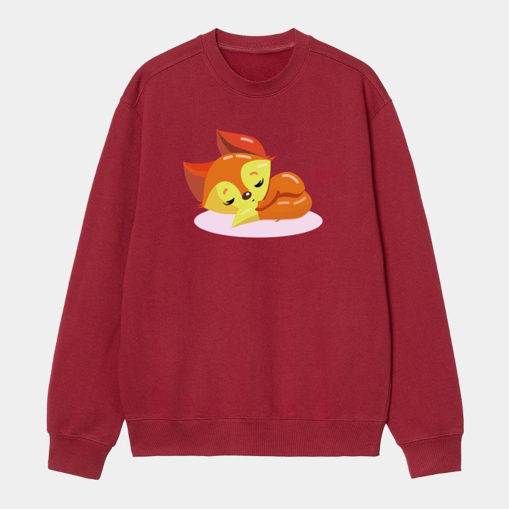 Sleeping Baby Fox Sweatshirt