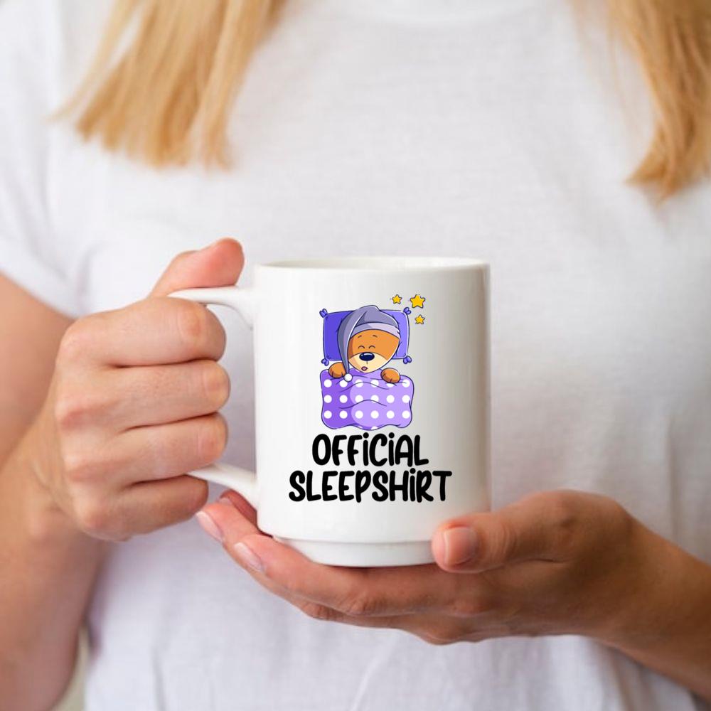 Sleeping Baby Under Blanket Official Sleep Shirt Mug