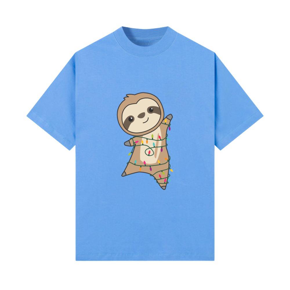 Sloth Christmas Christmas Animals Cute Sloth T-Shirt
