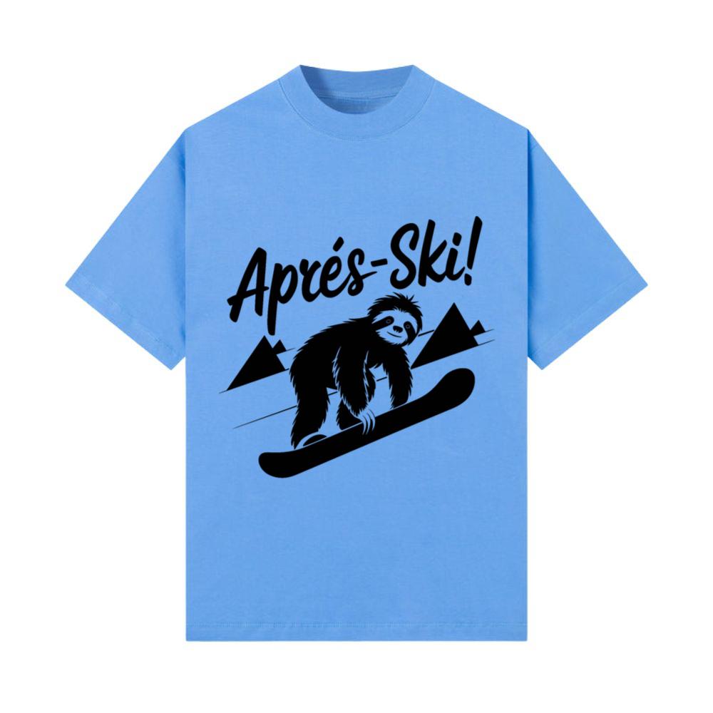Sloth Funny Animal Snowboard Après-Ski T-Shirt
