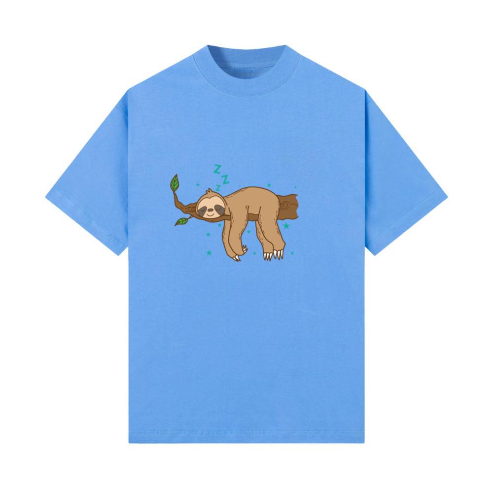 Sloth sleeping on a Branch lazy Animal T-Shirt