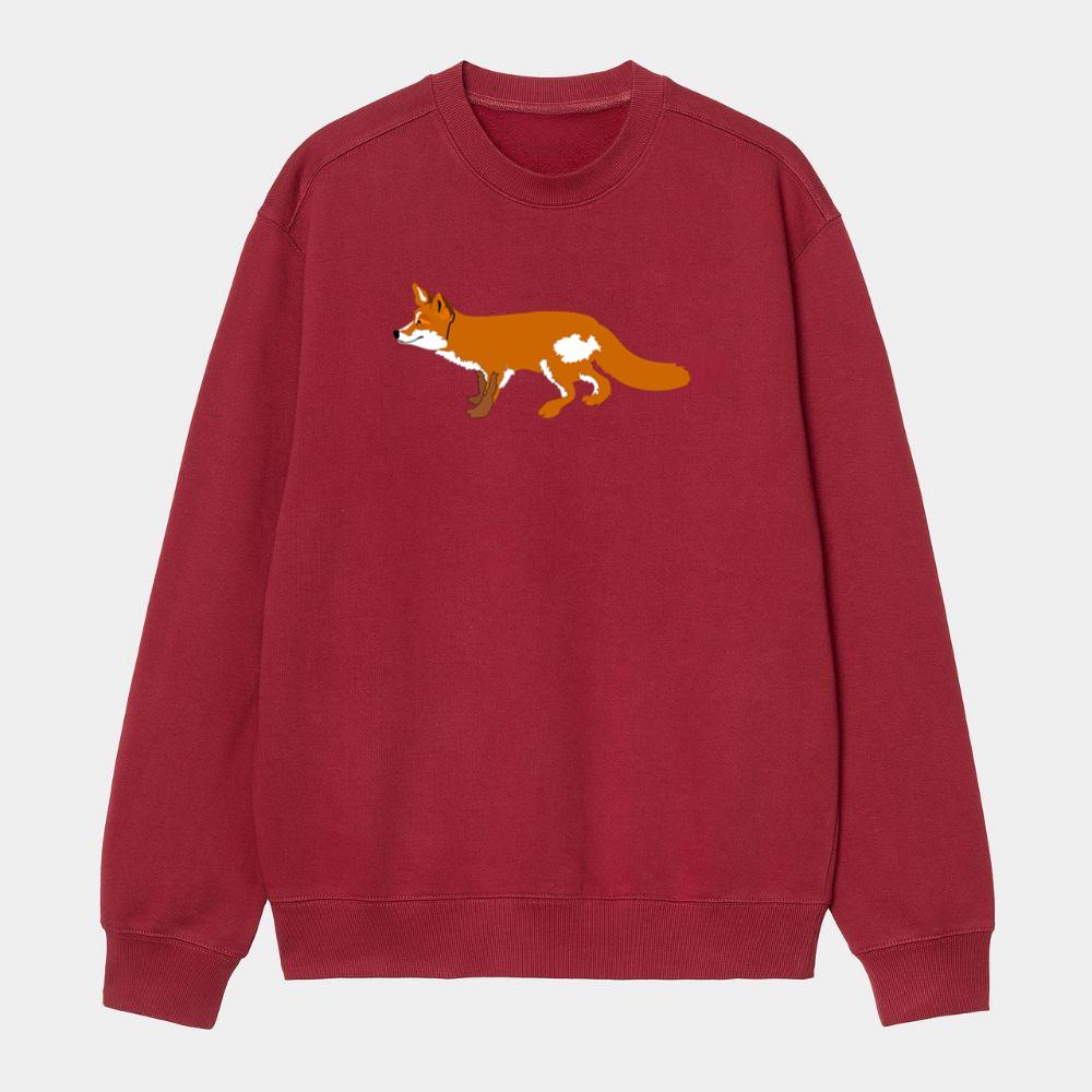 Sly Orange Forest Fox Sweatshirt