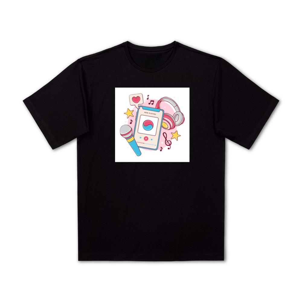 Smartphone Music with Headphones and Microphone T-Shirts