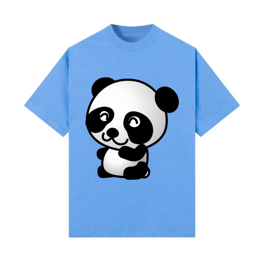 Smile Panda Happy Black and White Animal T-Shirt
