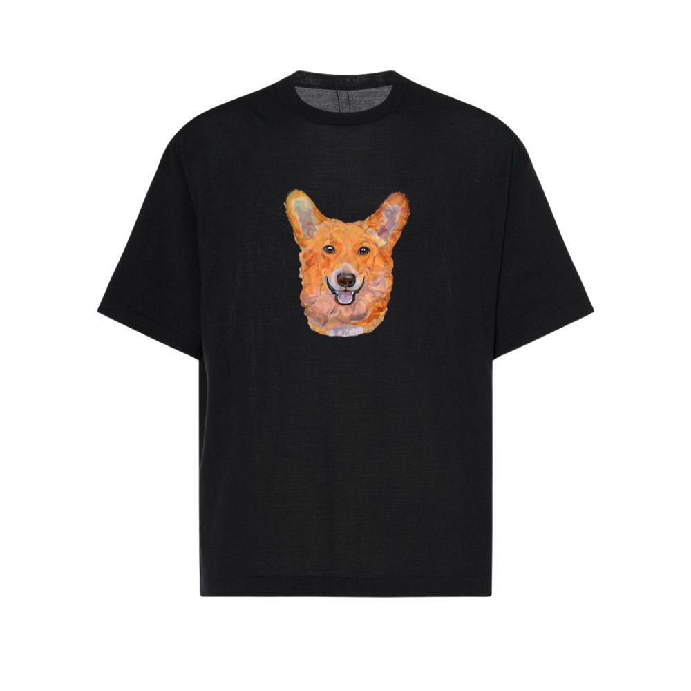 Smiling Corgi Dog Portrait T-Shirts