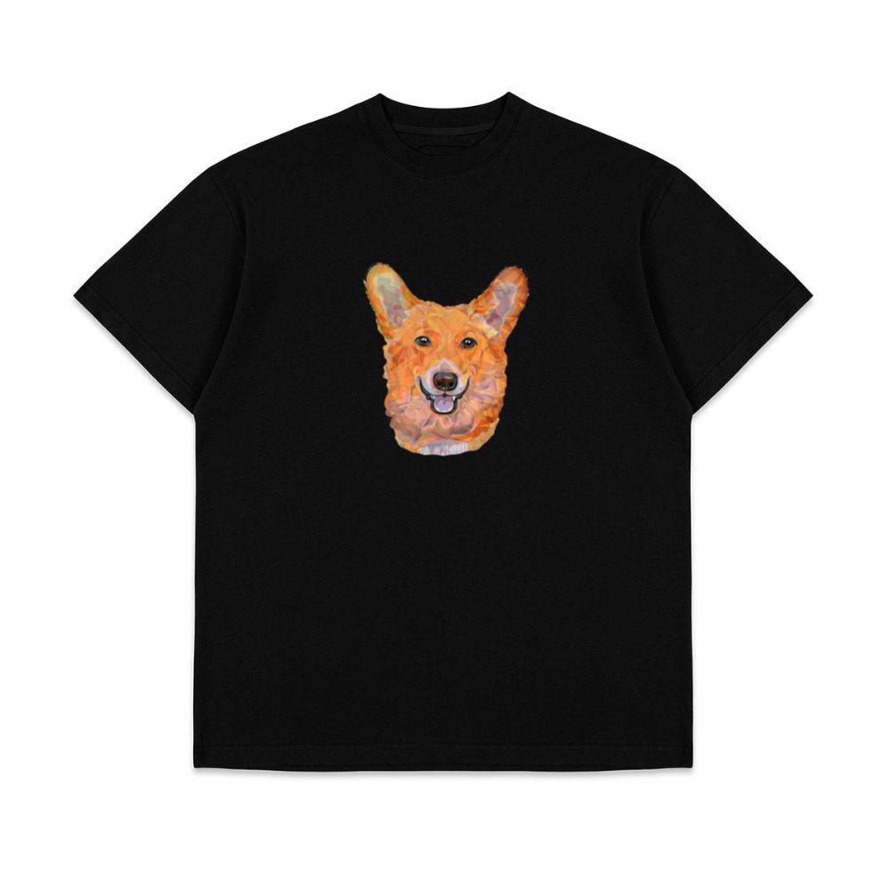 Smiling Corgi Dog Portrait T-Shirts