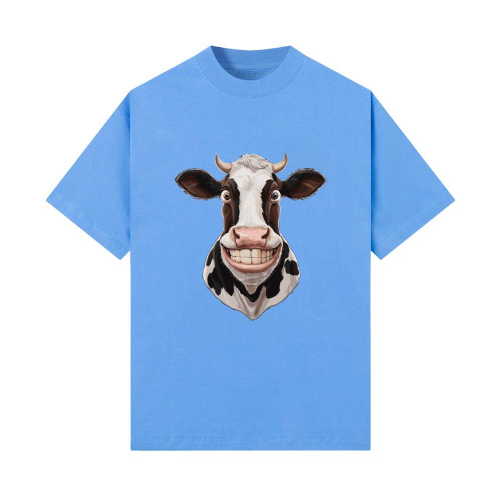 Smiling Cow Illustration for Animal Lovers T-Shirt