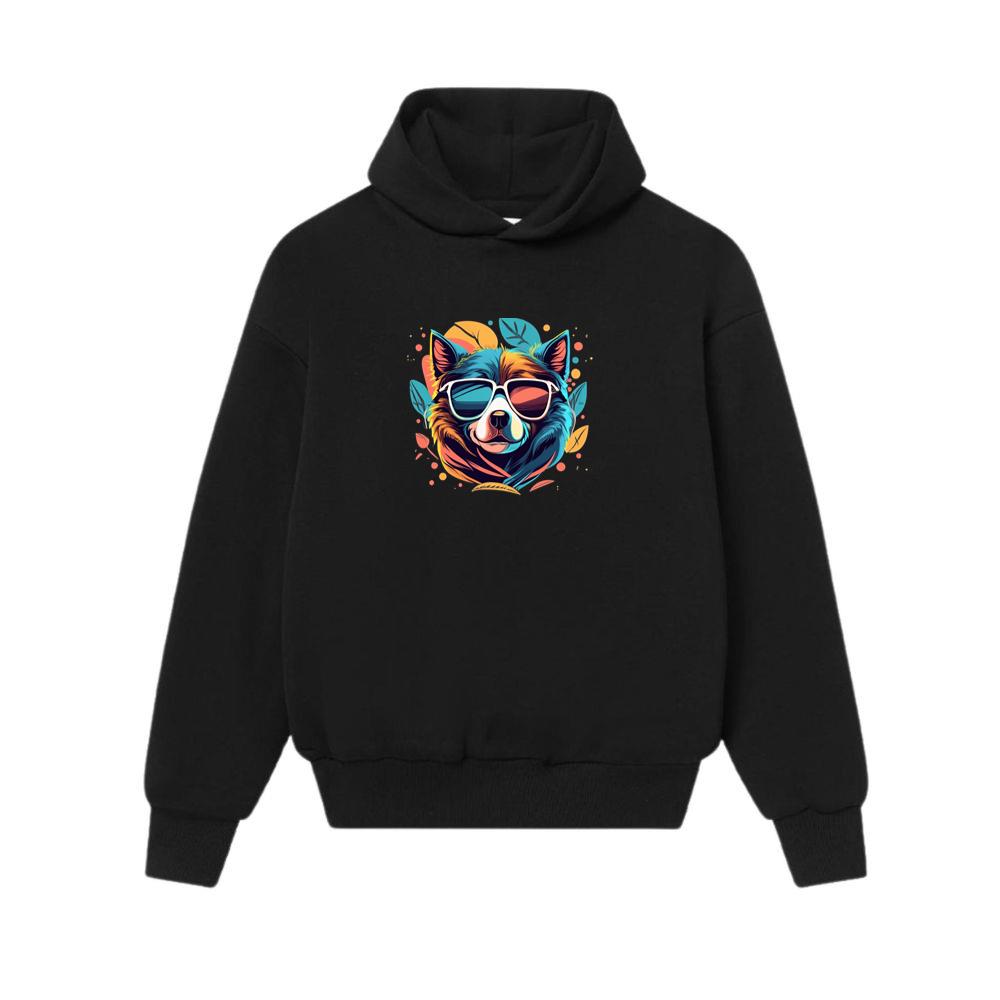Smiling Dog Vintage Hoodies