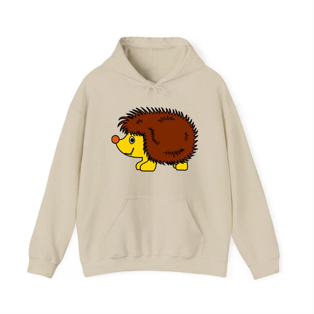 Smiling Yellow Hedgehog Hoodies