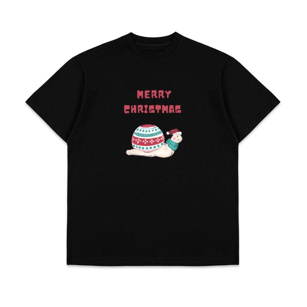 Snail Merry Christmas Cute Unisex Top T-Shirts
