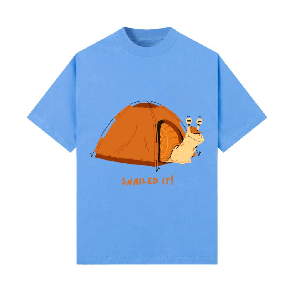 Snail pun cute funny animal lover nature sarcasm T-Shirt