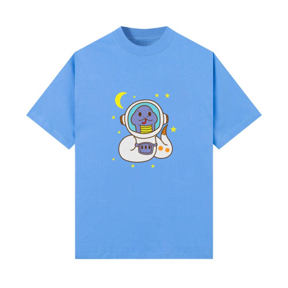 Snake as Astronaut Reptile Animal Zoo T-Shirt