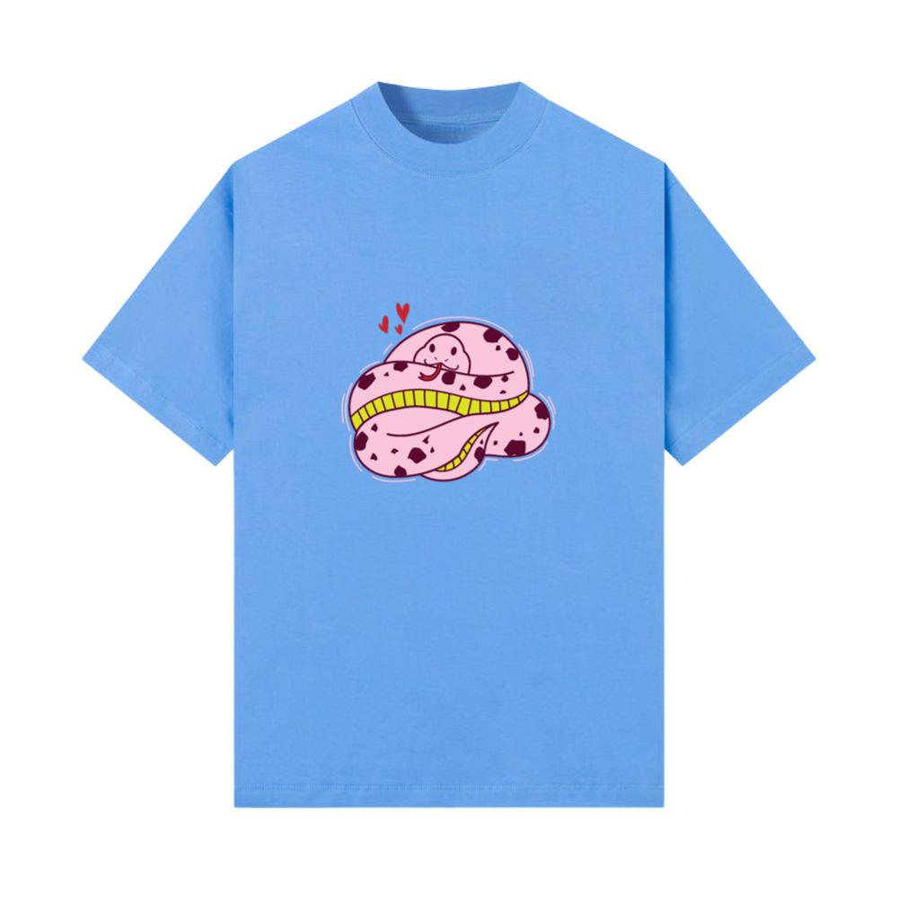 Snake is in love Reptile Animal Zoo T-Shirt