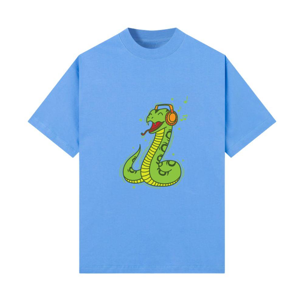 Snake loves Music Reptile Animal Zoo T-Shirt